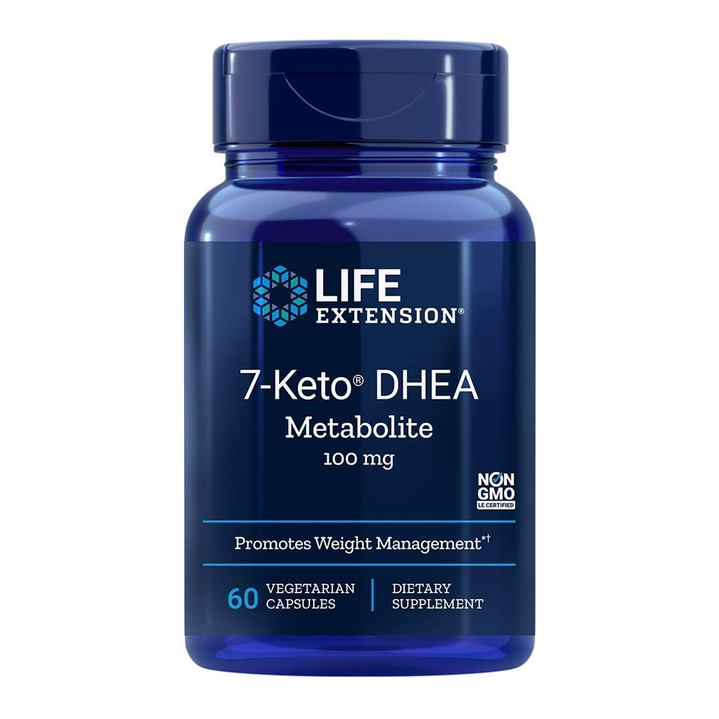 Life Extension 7-Keto® DHEA Metabolite 100 mg / 60 Vegetarian Capsules