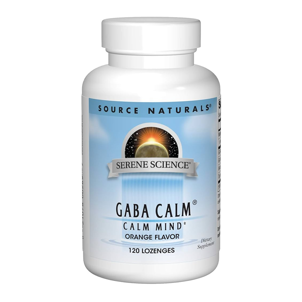 Source Naturals, GABA Calm, Orange, 120 Lozenges