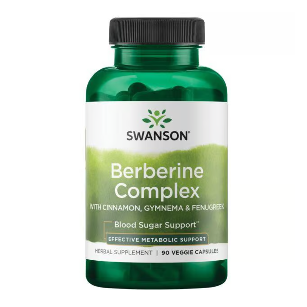 Swanson, Berberine Complex (with Cinnamon, Gymnema & Fenugreek) / 90 Veggie Capsules