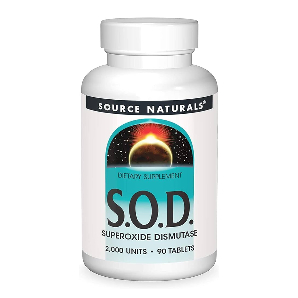 Source Naturals S.O.D. 2,000 Units / 90 Tablets