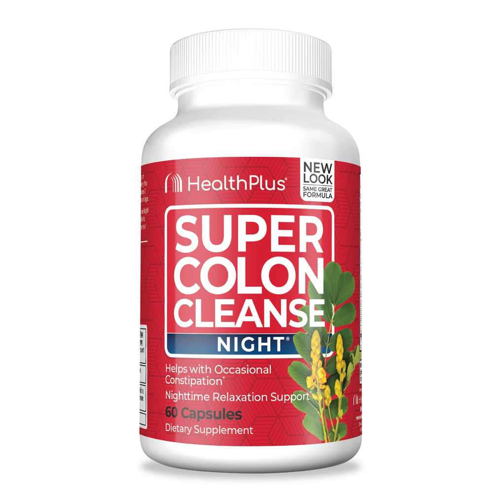 Health Plus Super Colon Cleanse, Night / 60 Capsules