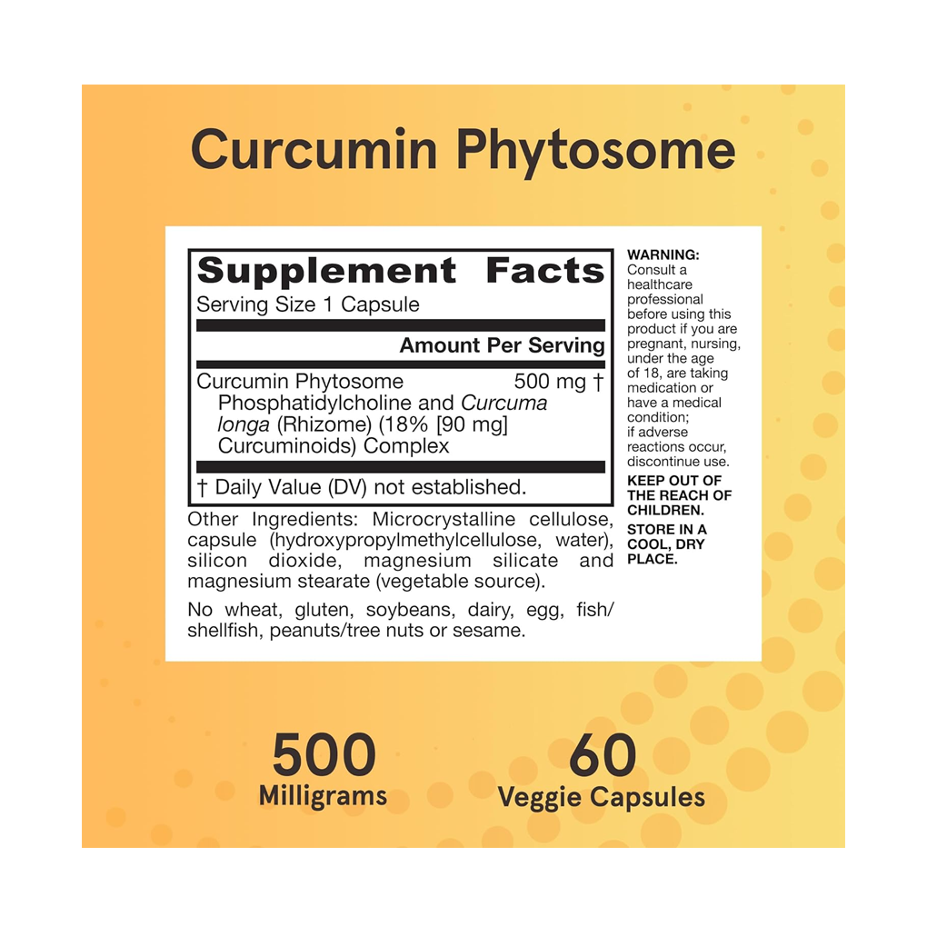 Jarrow Formulas,  Curcumin Phytosome Meriva® 500 mg / 60 Veg Caps