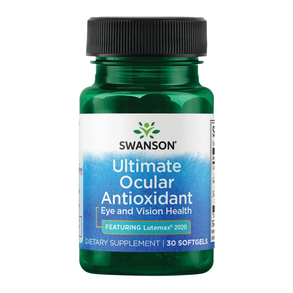 Swanson Ultra Ultimate Ocular Antioxidant - Featuring Lutemax 2020 / 30 Softgels