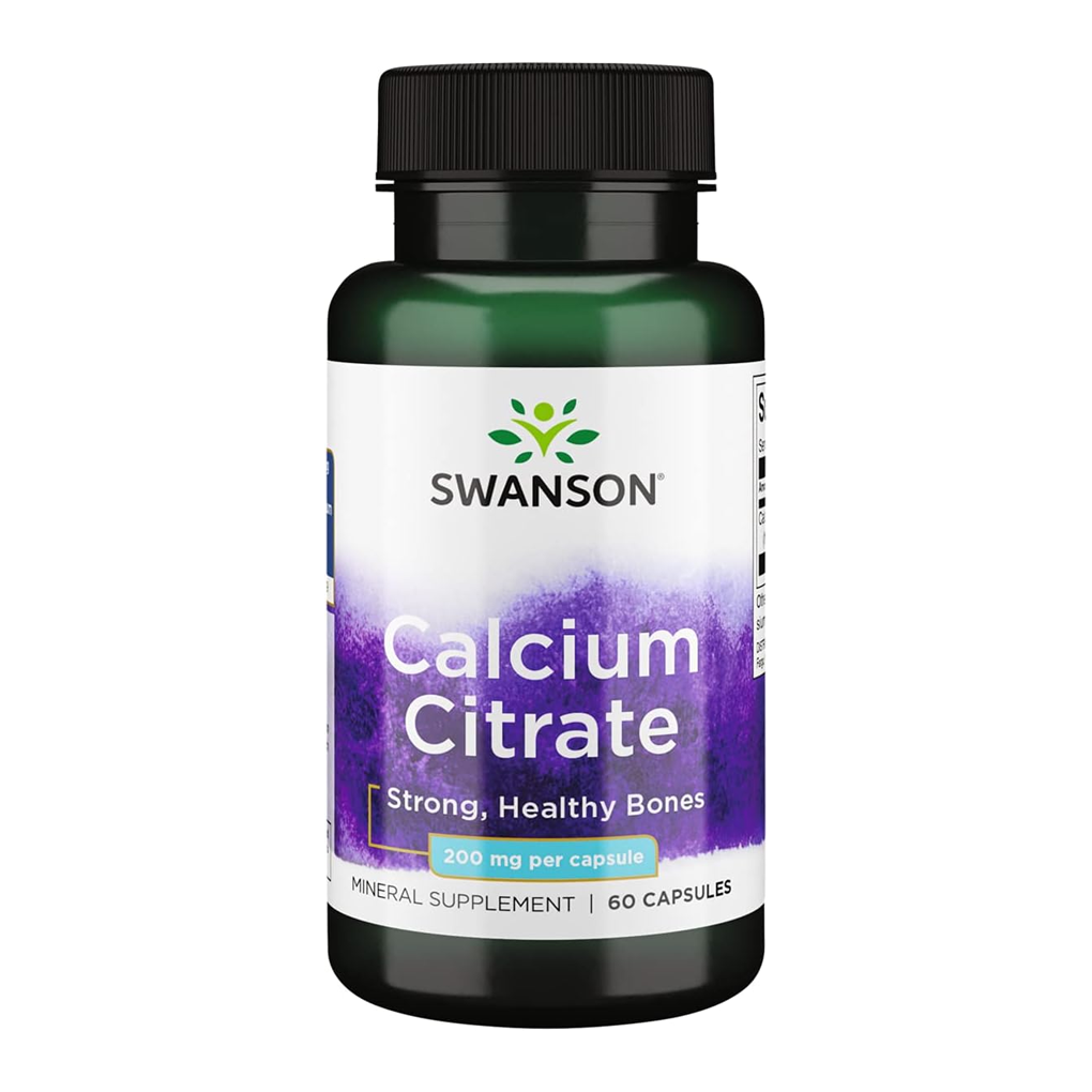 Swanson Premium  Calcium Citrate - 200 mg / 60 Caps