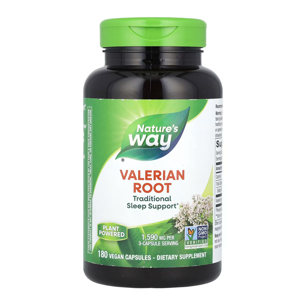 Nature's Way, Valerian Root 1,590 mg / 180 Vegan Capsules (530 mg per Capsule)