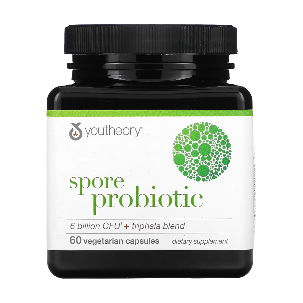 Youtheory, Spore Probiotic, 6 Billion CFU / 60 Vegetarian Capsules