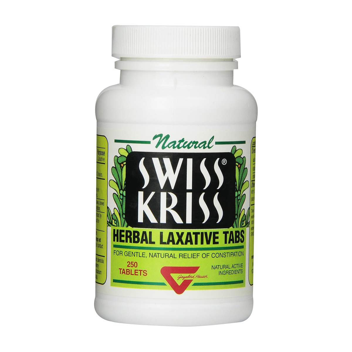 Swiss Kriss Herbal Laxative / 250 Tablets