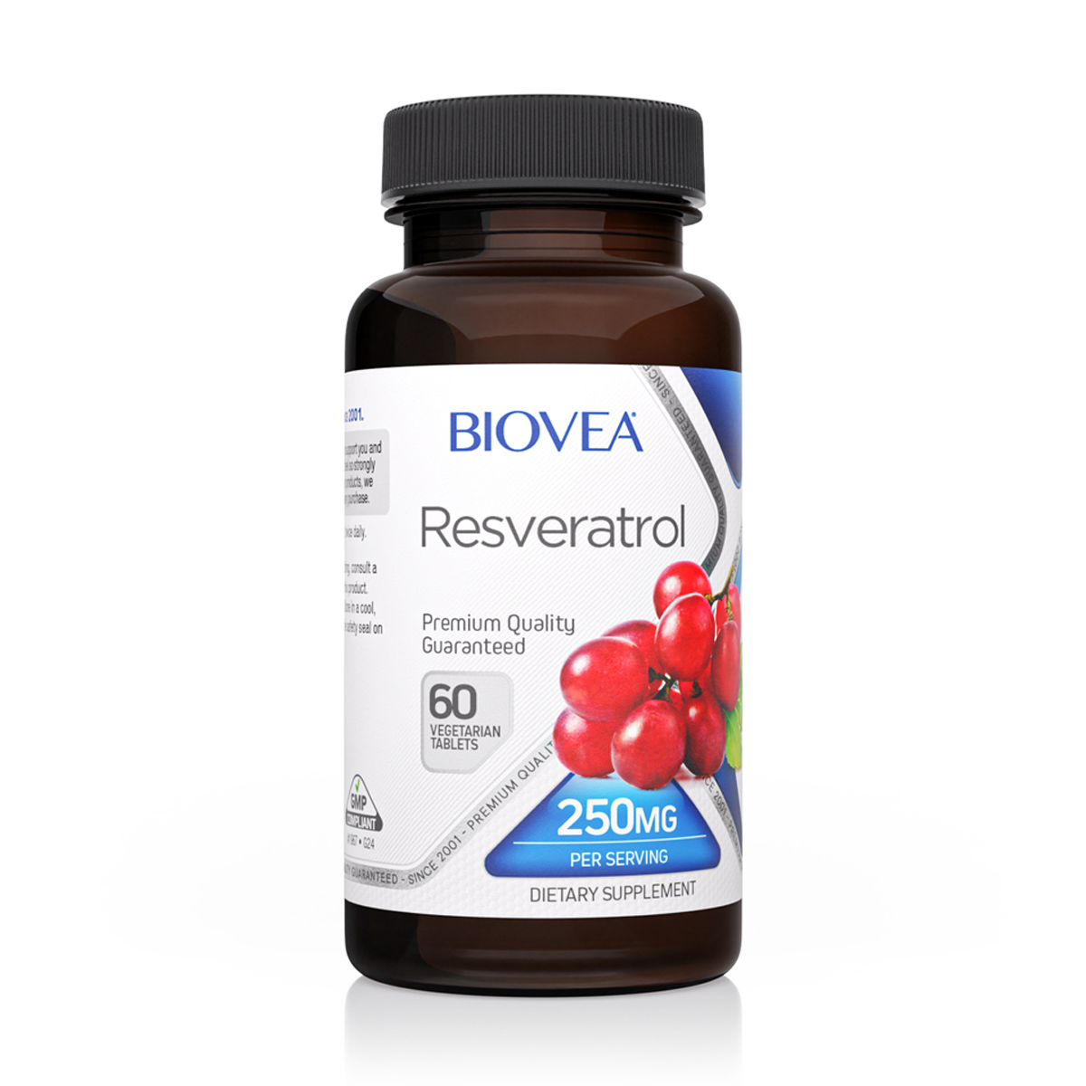BIOVEA  RESVERATROL 250 mg / 60 Vegetarian Tablets