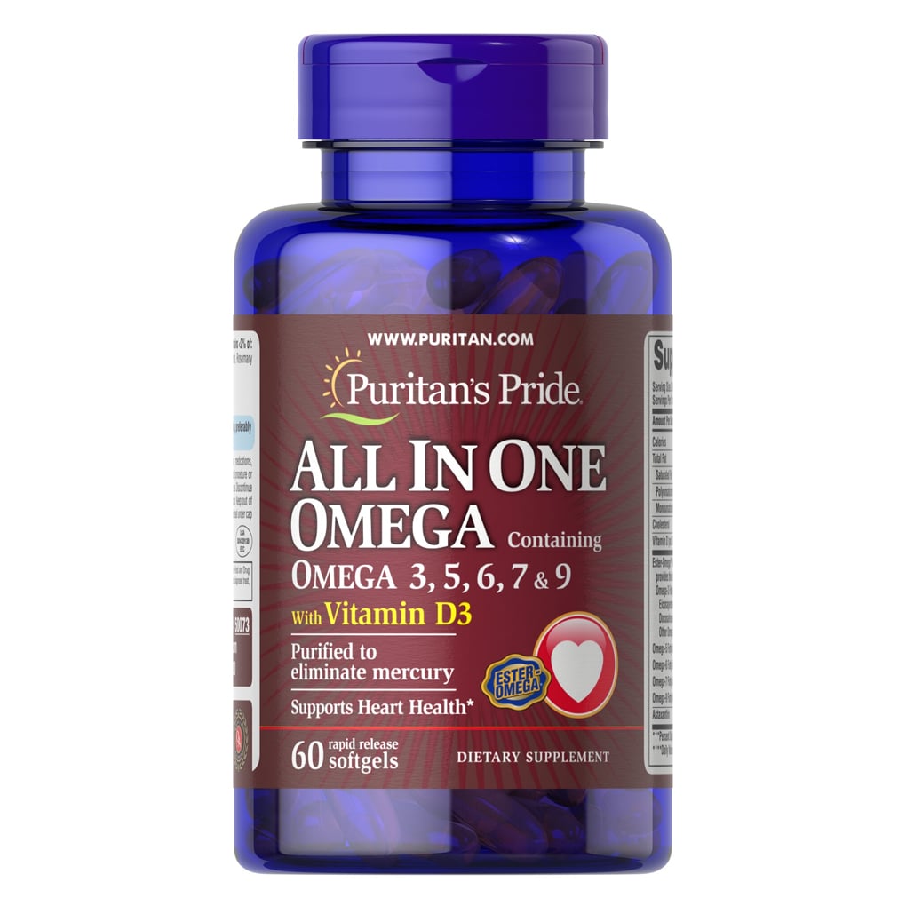 Puritan's Pride All In One Omega 3, 5, 6, 7 & 9 with Vitamin D3 / 60 Softgels Puritan's Pride All In One Omega 3, 5, 6, 7 & 9 with Vitamin D3 / 60 Softgels