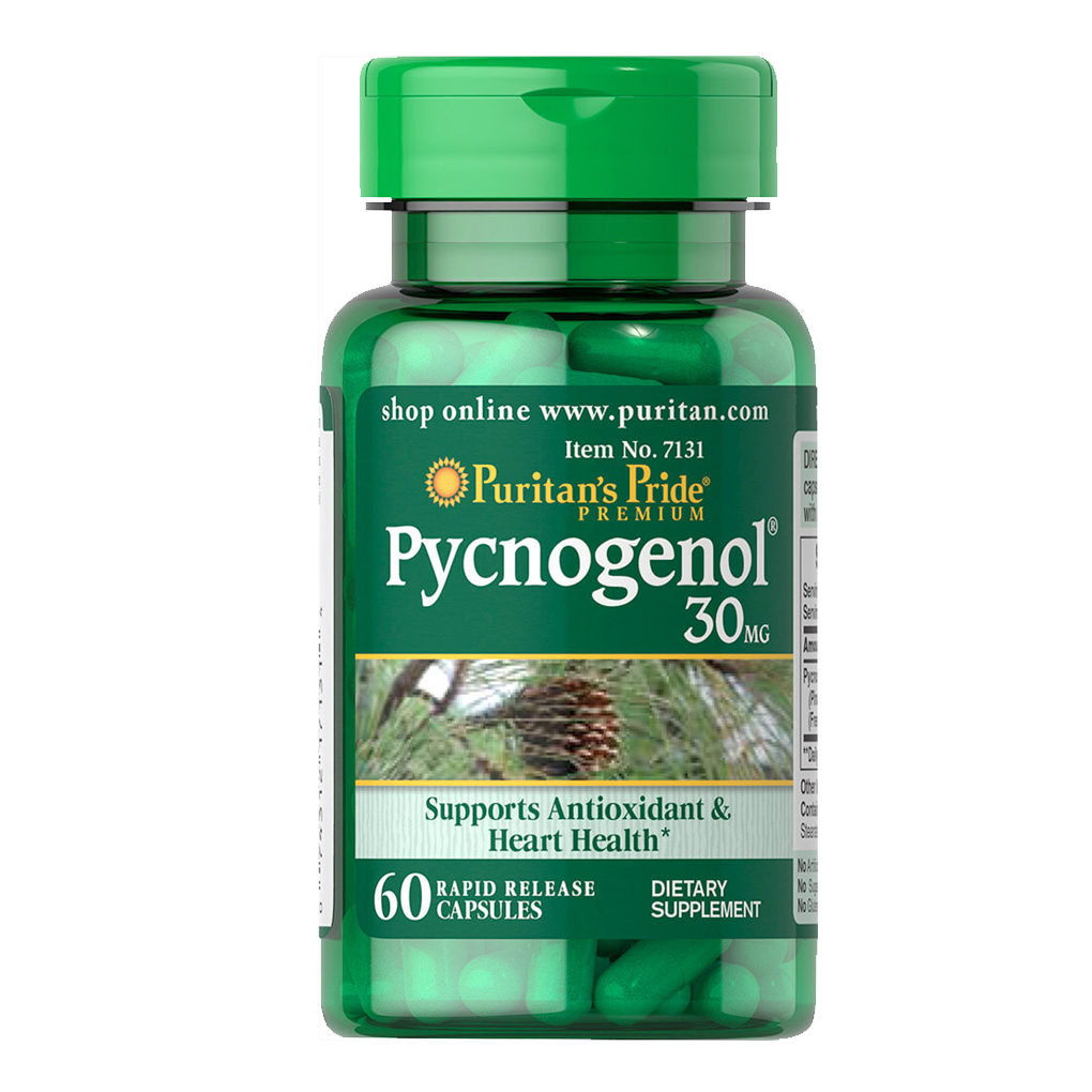 Puritan's Pride Pycnogenol  30 mg / 60 Capsules