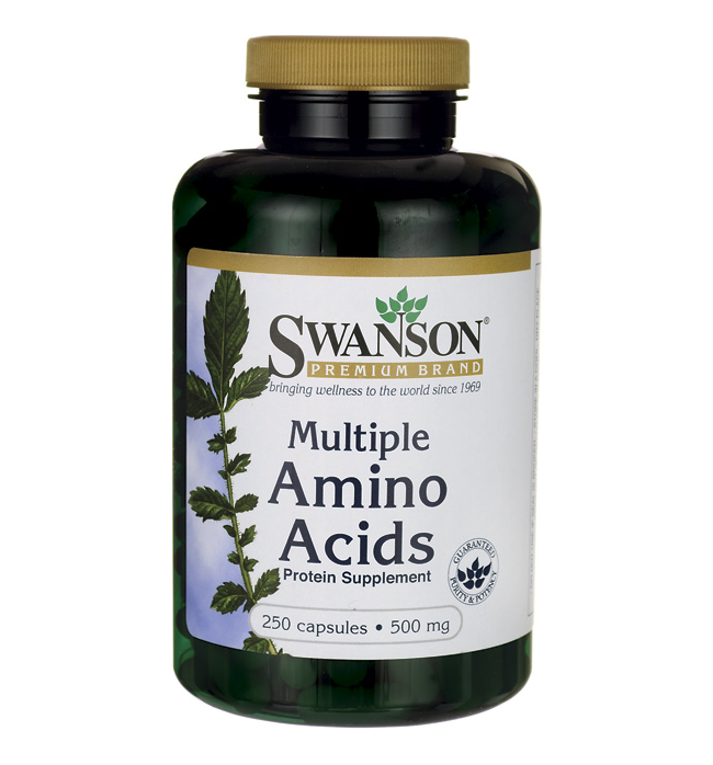 Swanson Premium Multiple Amino Acids 500 mg / 250 Caps
