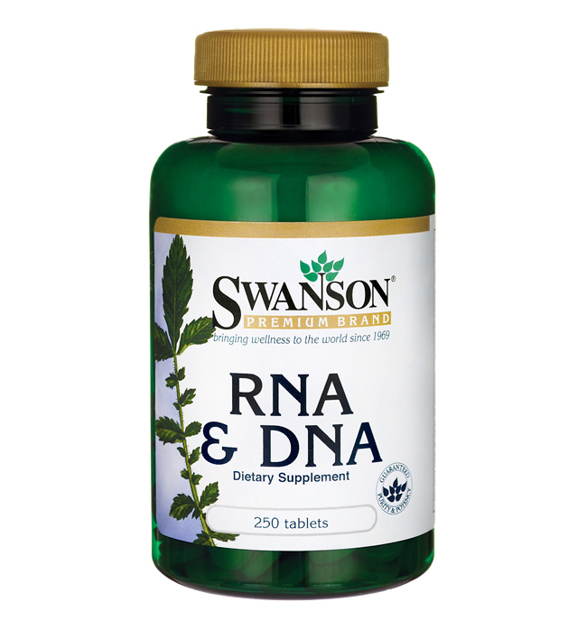 Swanson Premium RNA & DNA 100/10 mg /250 Tabs