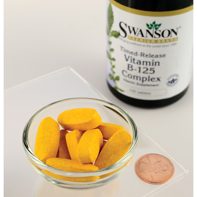 Swanson Premium Vitamin B-125 Complex / 100 Tabs