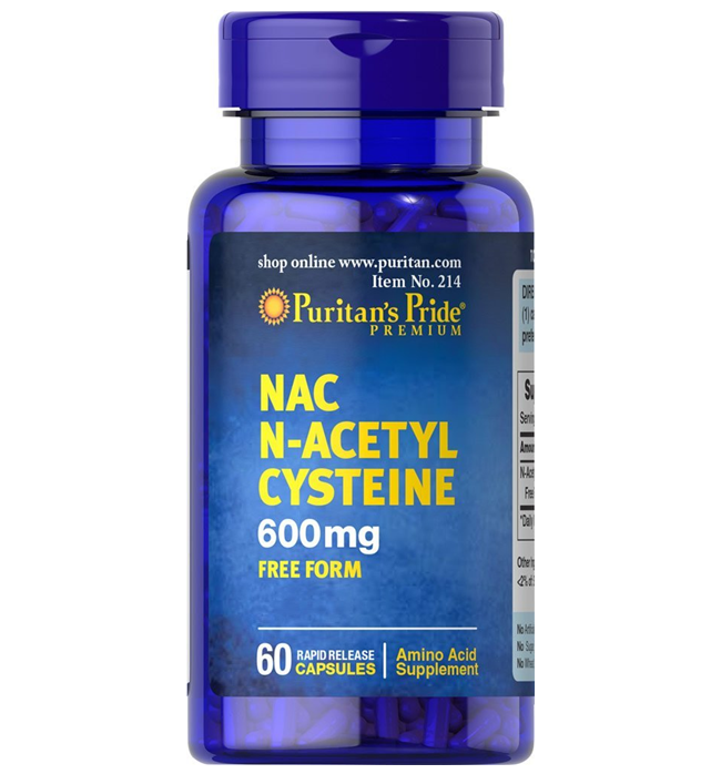 Puritan s Pride N-Acetyl Cysteine (NAC) 600 mg / 60 Capsules
