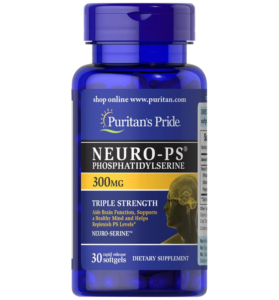 Puritan's Pride Neuro-PS 300 mg (Phosphatidylserine)-30 Softgels