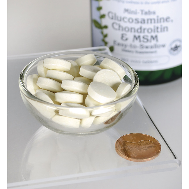  Swanson Premium Mini-Tabs Glucosamine, Chondroitin & MSM 750/600/300 mg - 360 Mini-Tabs