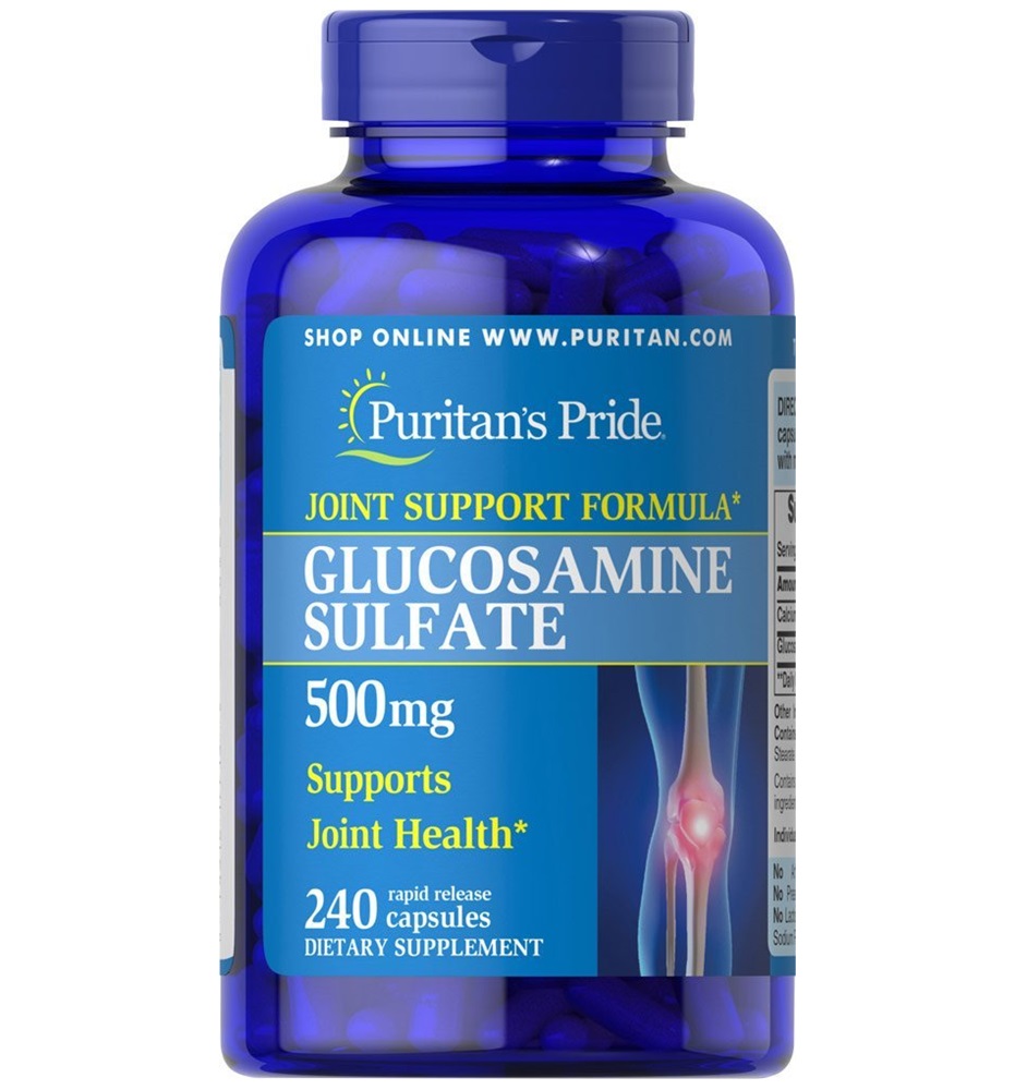 Puritan's Pride Glucosamine Sulfate 500 mg / 240 Capsules