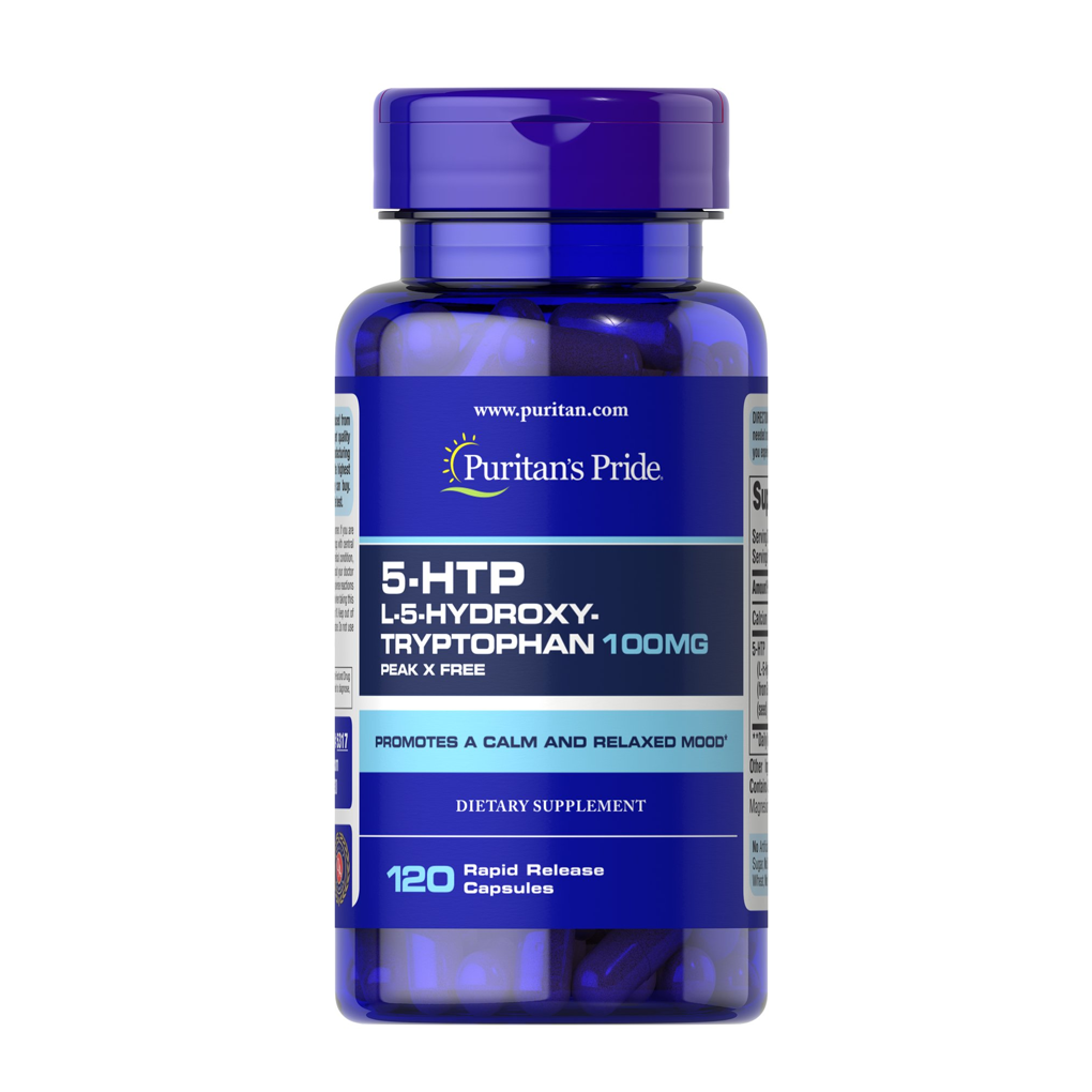 Puritan's Pride 5-HTP 100 mg (Griffonia Simplicifolia) / 120 Capsules