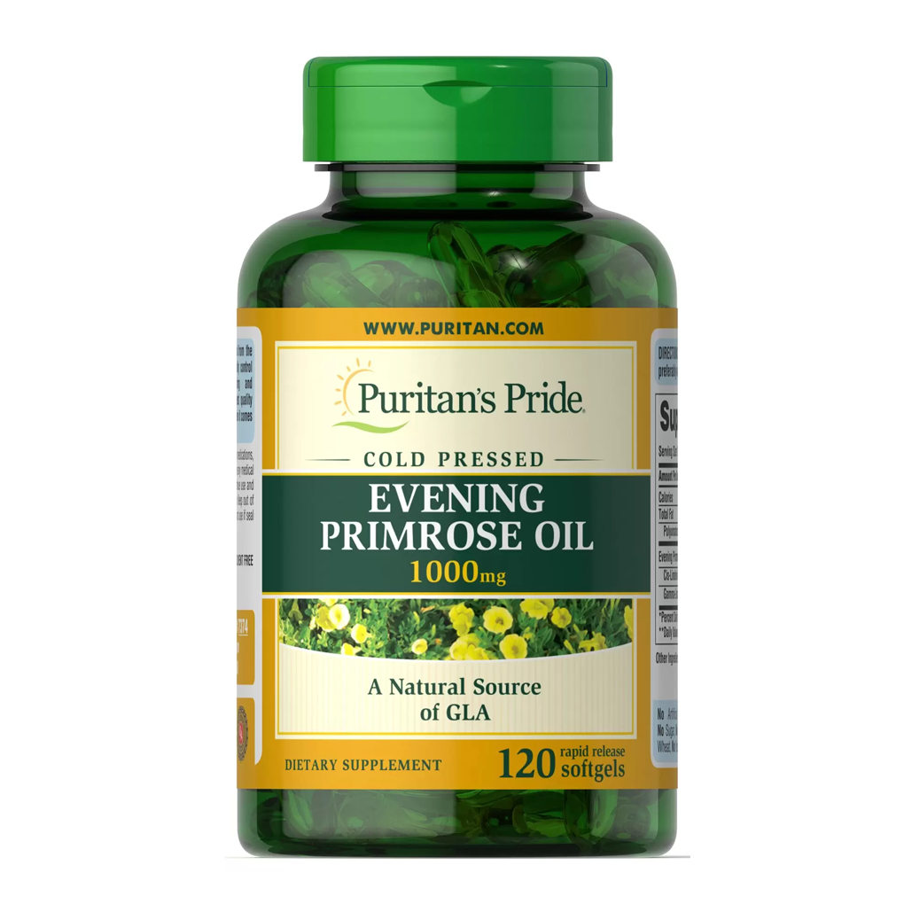 Puritan's Pride  Evening Primrose Oil 1000 mg with GLA / 120 Softgels