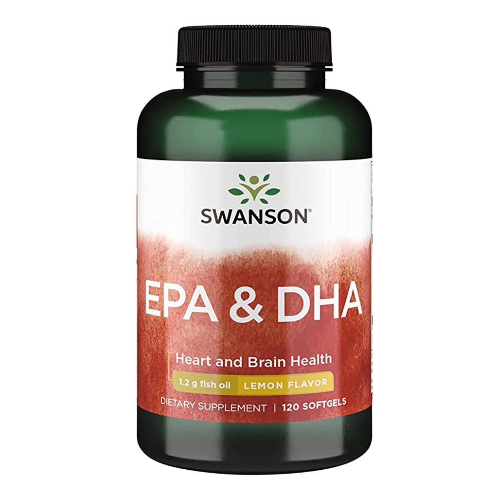 Swanson EFAs EcOmega EPA/DHA Fish Oil 180/120 mg - 120 Sgels