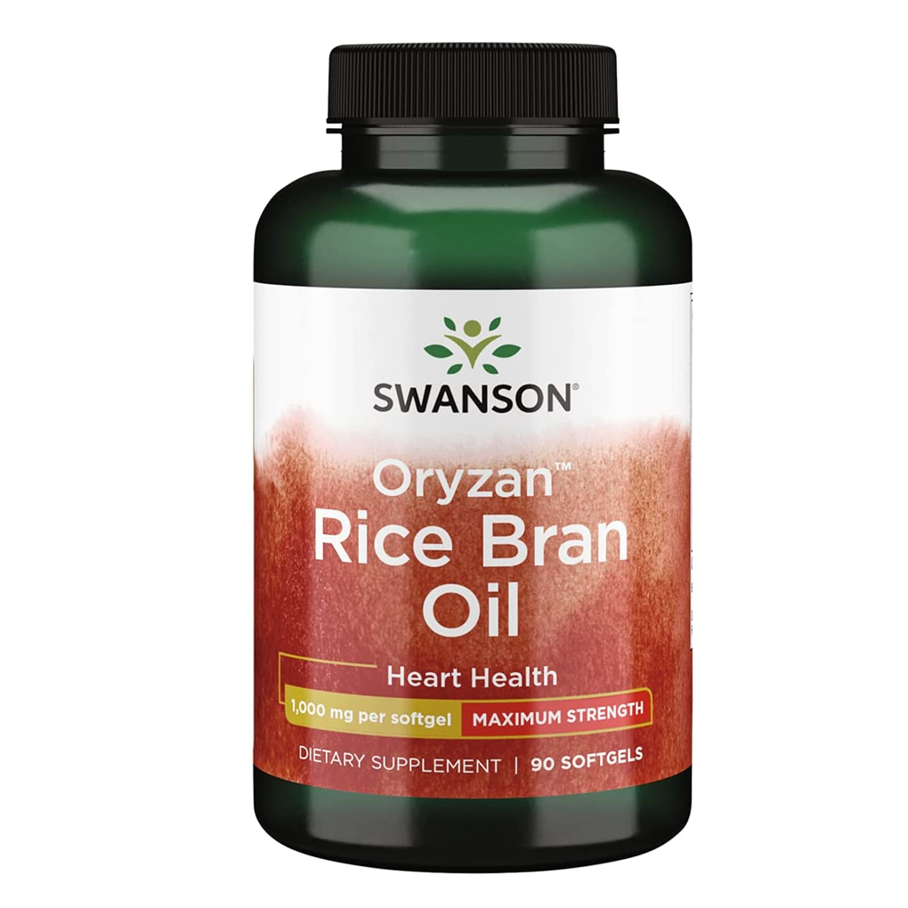 Swanson EFAs Maximum Strength Rice Bran Oil Oryzan 1,000 mg / 90 Sgels
