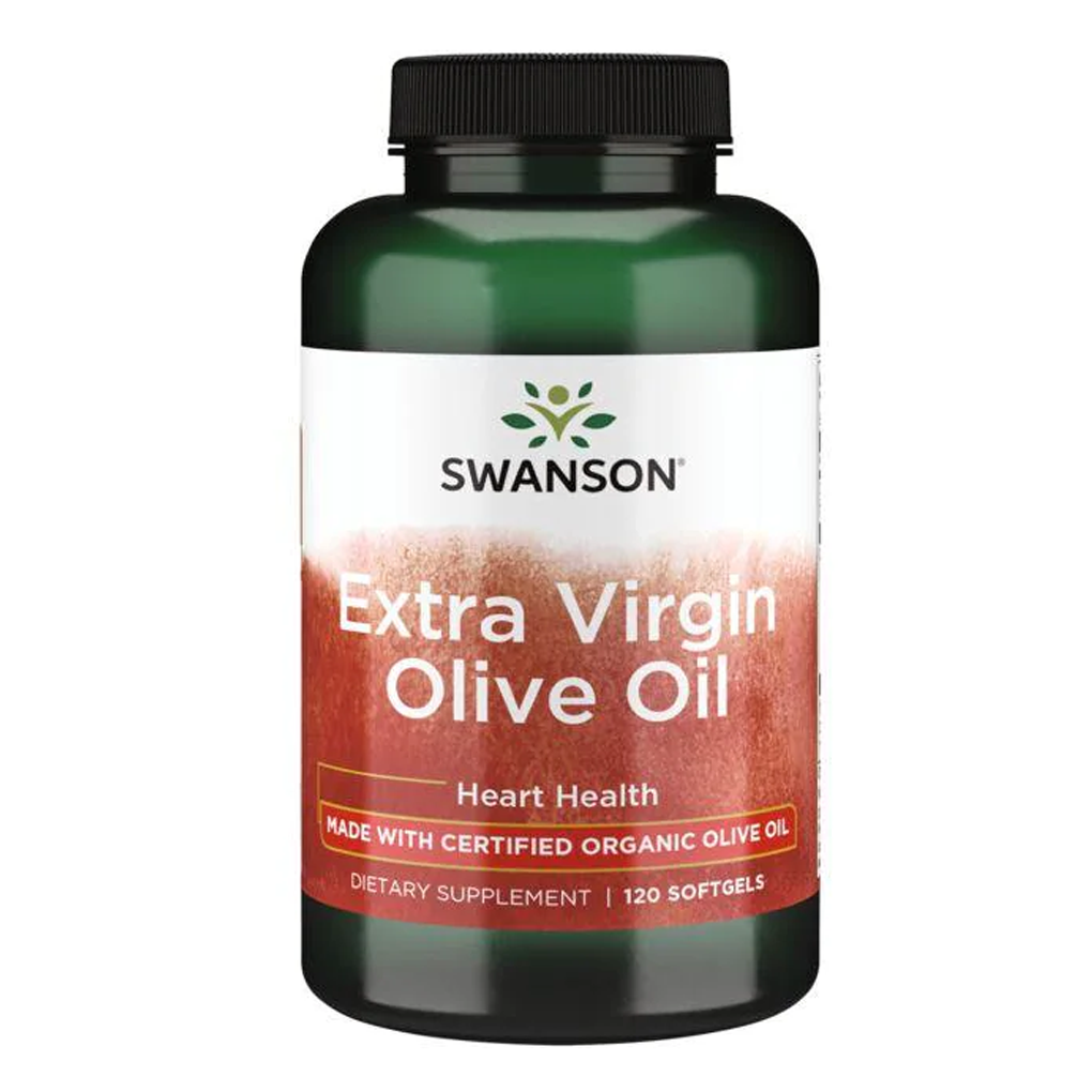 Swanson EFAs With Certified Organic Extra Virgin Olive Oil, Cold-Pressed  1,000 mg / 120 Sgels