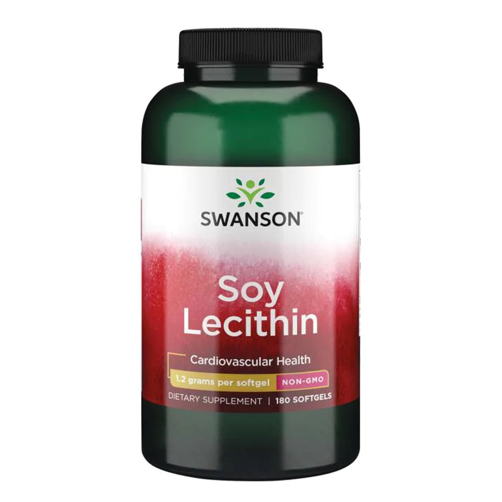 Swanson Premium Lecithin Non-GMO 1,200 mg / 180 Sgels