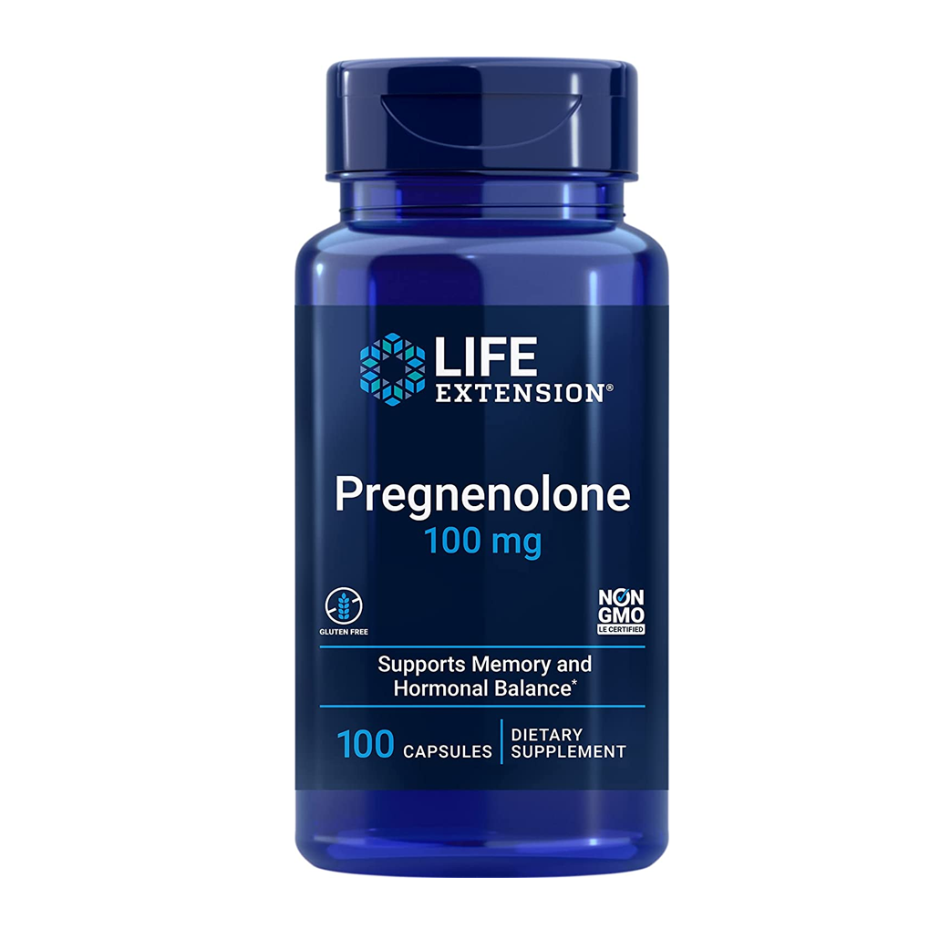 Life Extension  Pregnenolone 100 mg / 100 Capsules