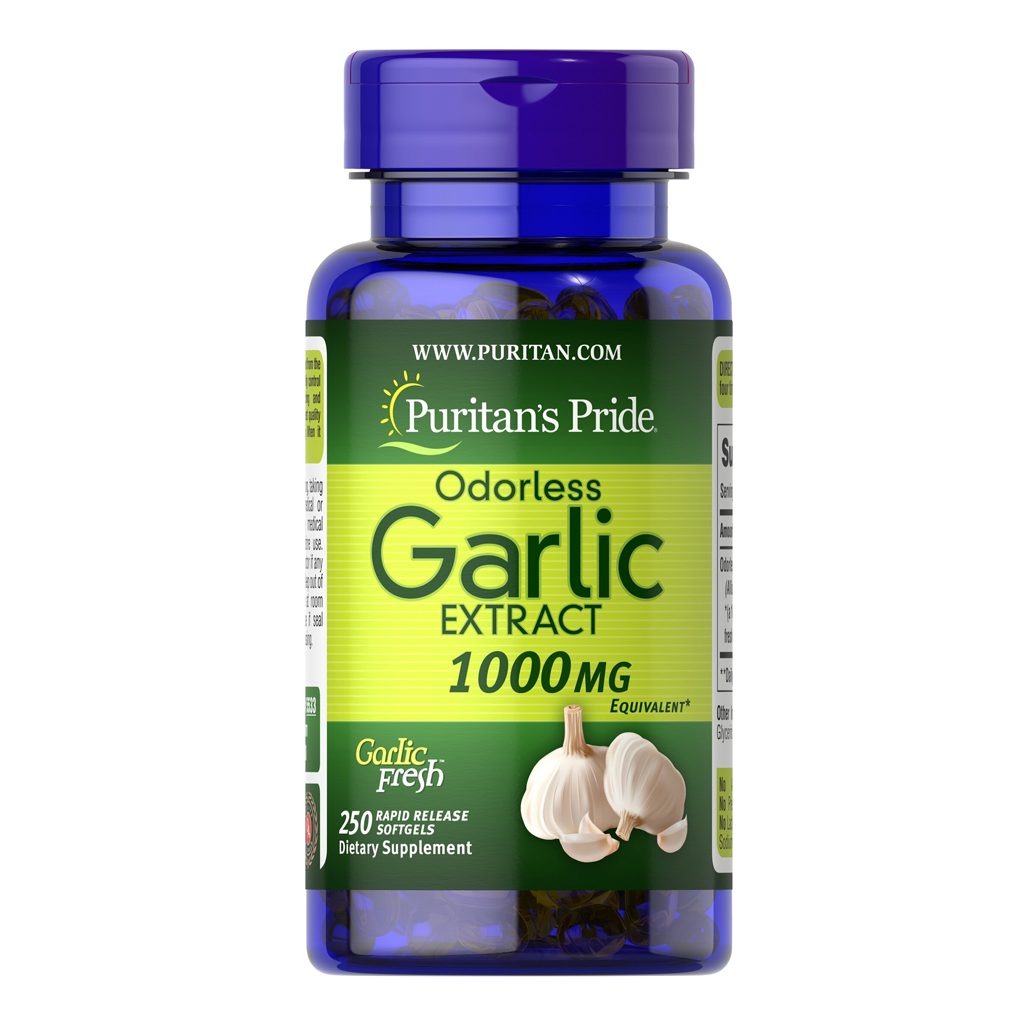Puritan's Pride Odorless Garlic 1000 mg / 250 Softgels