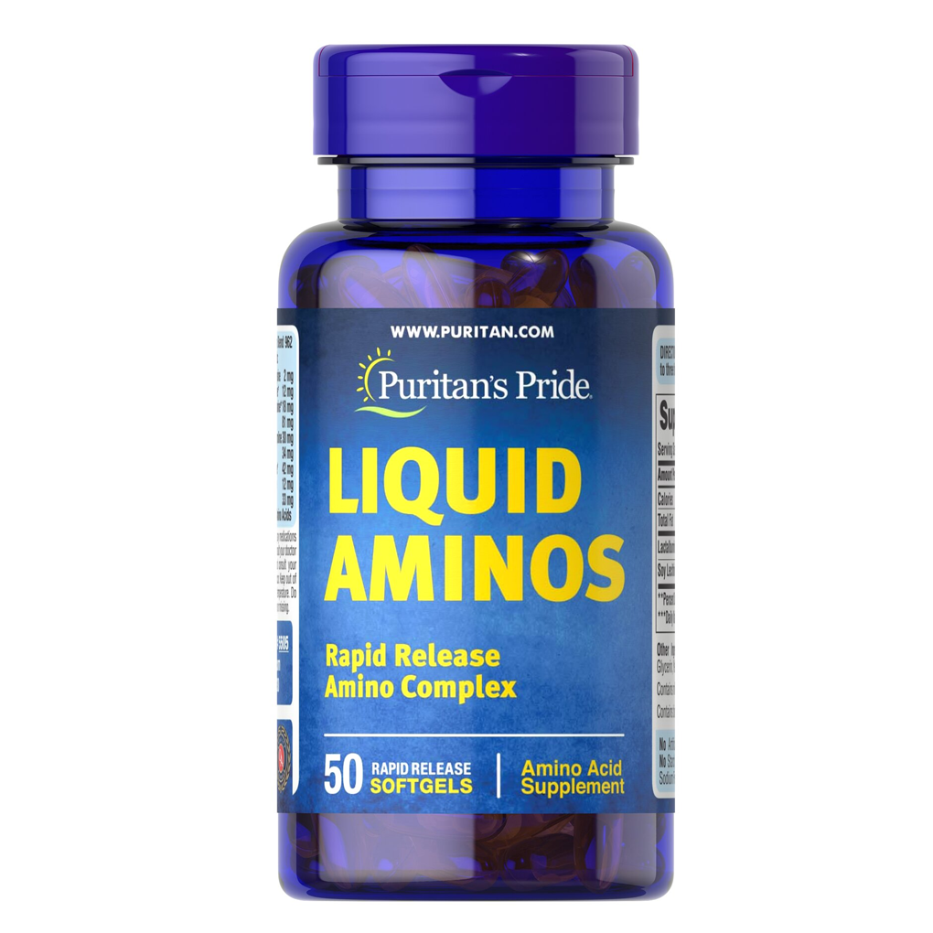 Puritan's Pride Liquid Aminos / 50 Softgels