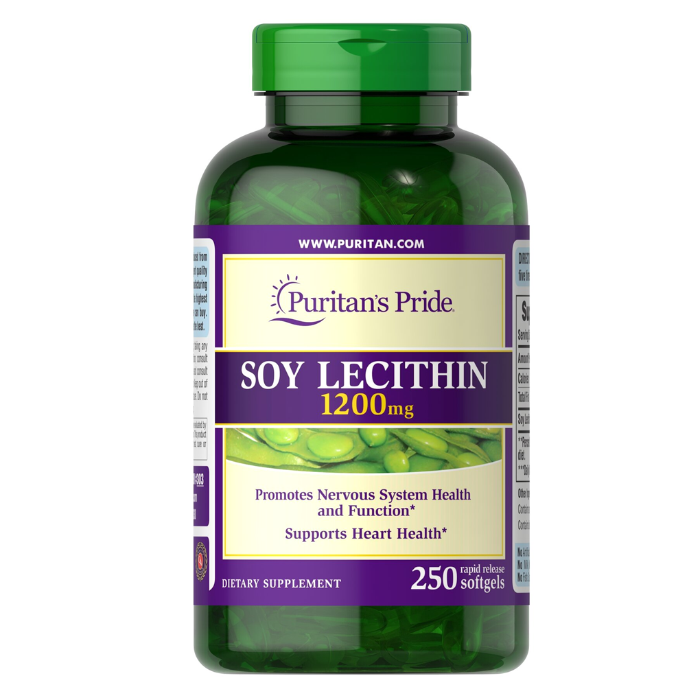 Puritan’s Pride Soy Lecithin 1200 mg / 250 Softgels