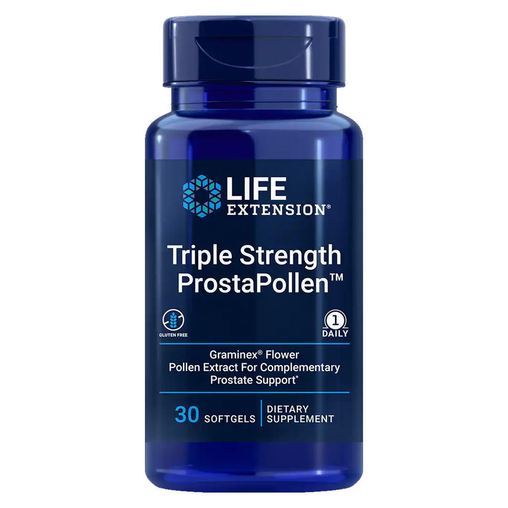 Life Extension Triple Strength ProstaPollen™ / 30 Softgels