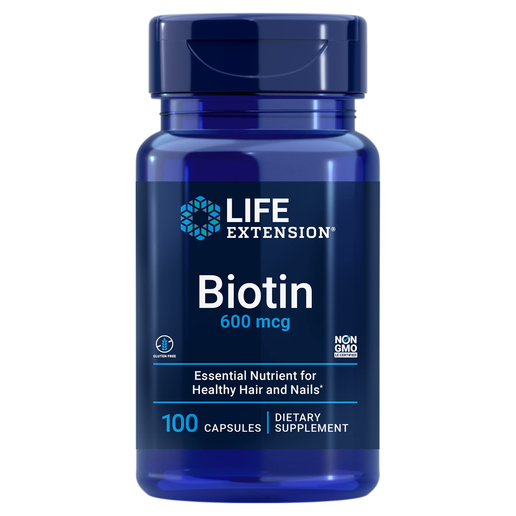 Life Extension Biotin 600 mcg / 100 Capsules