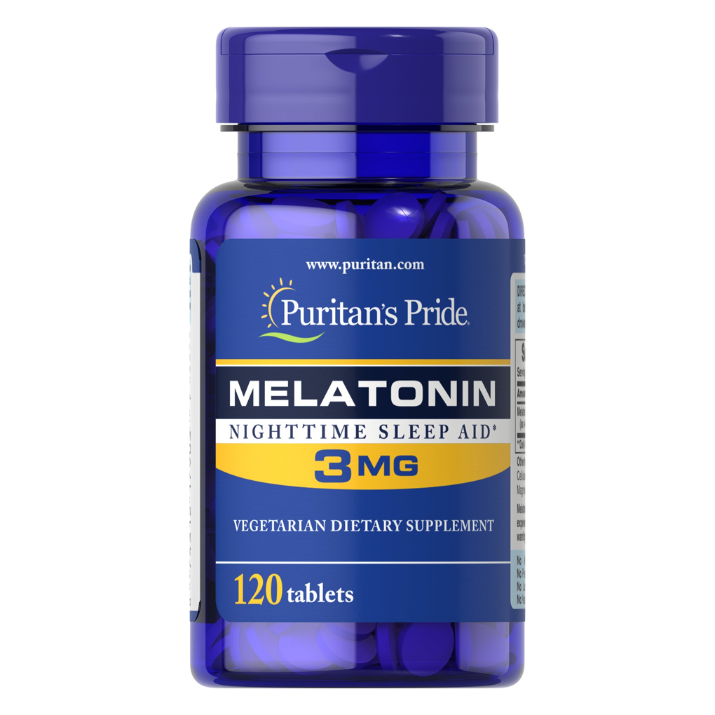 Puritan’s Pride Melatonin 3 mg / 120 Tablets