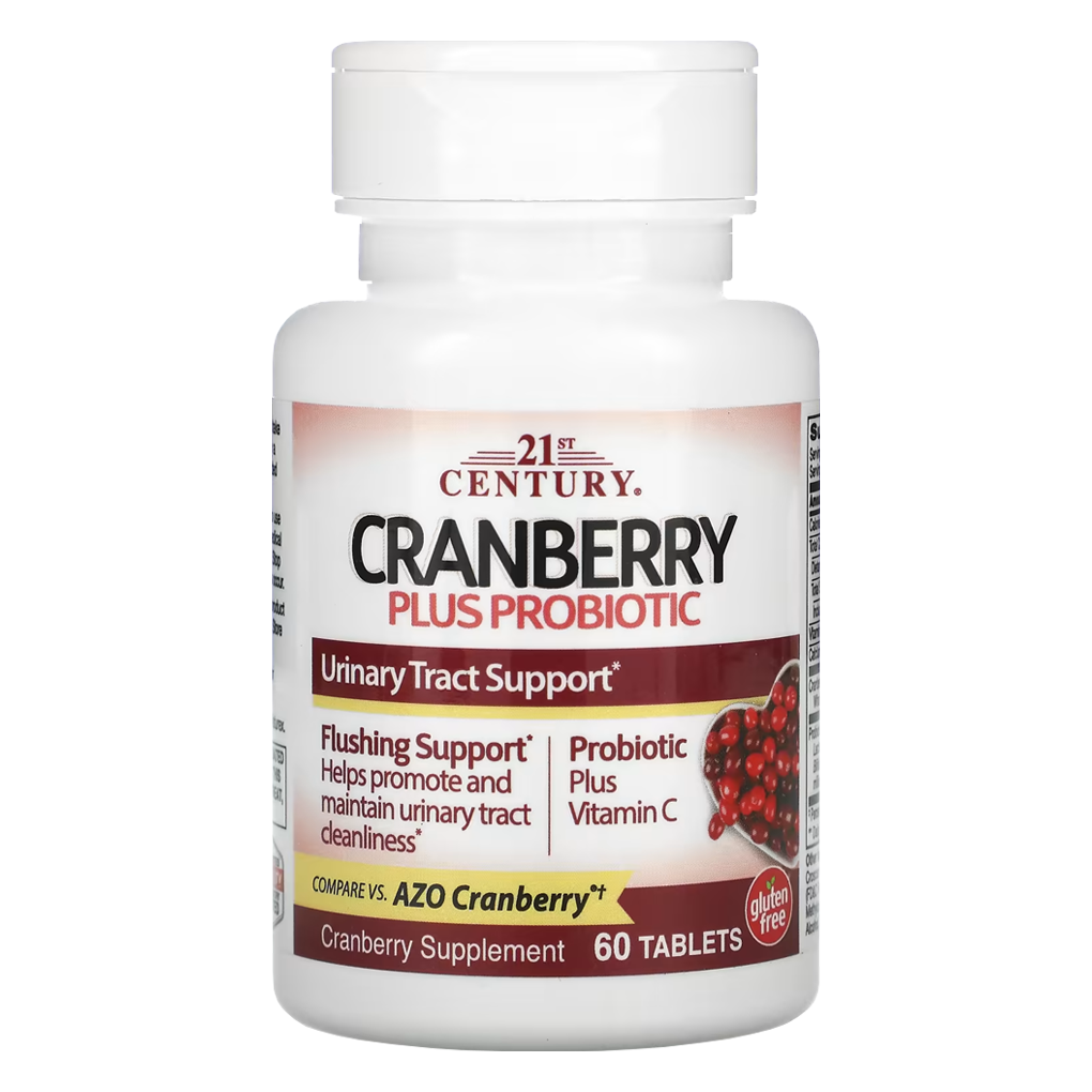 21st Century, Cranberry Plus Probiotic / 60 Tablets