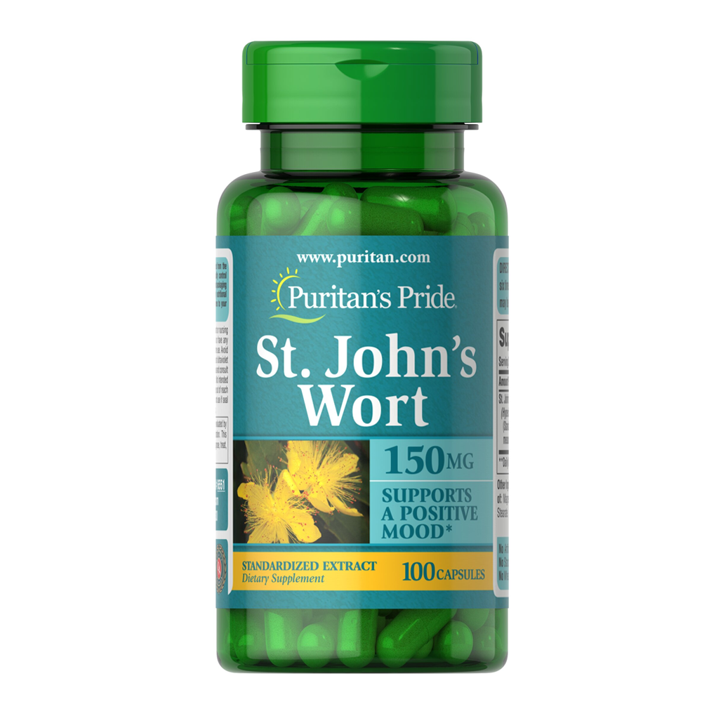 Puritan's Pride St. John's Wort Standardized Extract 150 mg / 100 Capsules